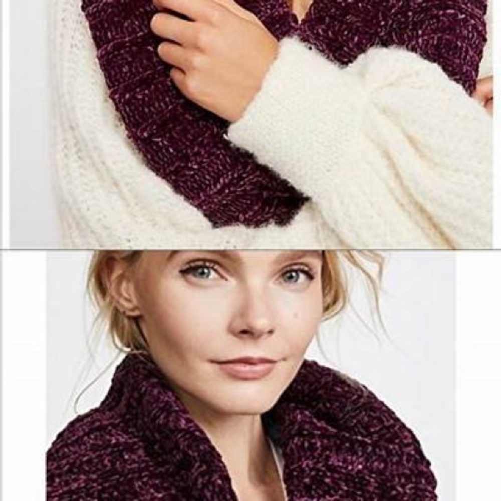 Last minute Gift Free People Love Bug Chenille Cowl - Picture 6 of 6